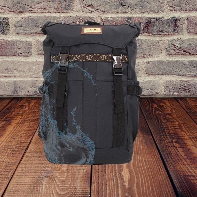Jual Ransel Pria dan Wanita Waterproof Model Colok Dua Ransel Leptop ...