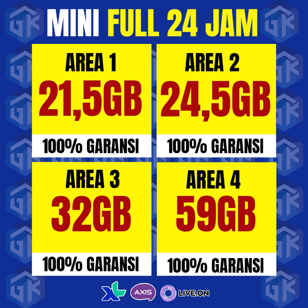 Jual PAKET DATA XL DAN AXIS FULL 24 JAM 30 HARI TERMURAH | Shopee Indonesia