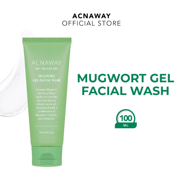 Jual ACNAWAY Mugwort Gel Facial Wash Cleanser Acne Friendly Face Wash ...