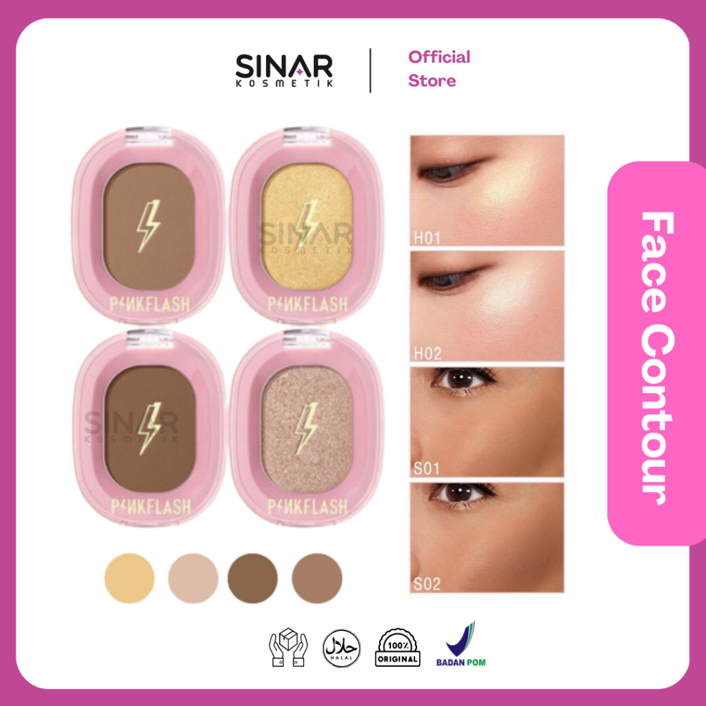 Jual Pinkflash OhMyShow Soft Pigment Face Contour | Highlighter ...