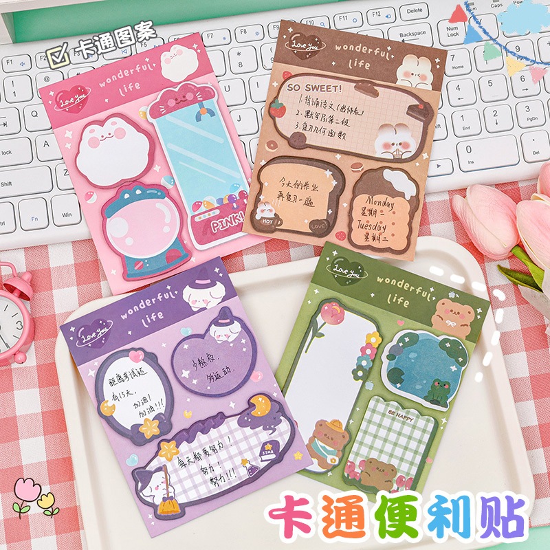 Jual SNL~ Sticky Notes Karakter Lucu/Perlengkapan Sekolah/Perlengkapan ...