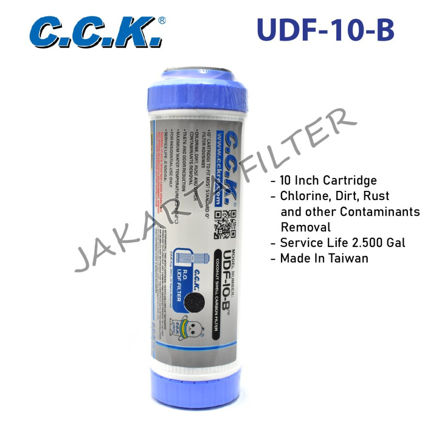 Jual CCK UDF / GAC 10inch - UDF-10-B / Refil Filter Air GAC CCK Taiwan ...