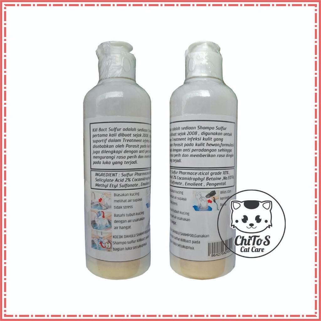 Jual SHAMPO ANTI JAMUR DAN KUTU KUCING PAKET HEMAT 3 BOTOL SAMPO SHAMPO ...