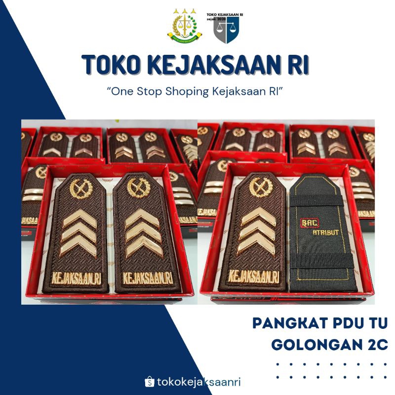 Jual TOKO KEJAKSAAN RI - PANGKAT PDH BORDIR GOLONGAN 2C TU KEJAKSAAN RI ...