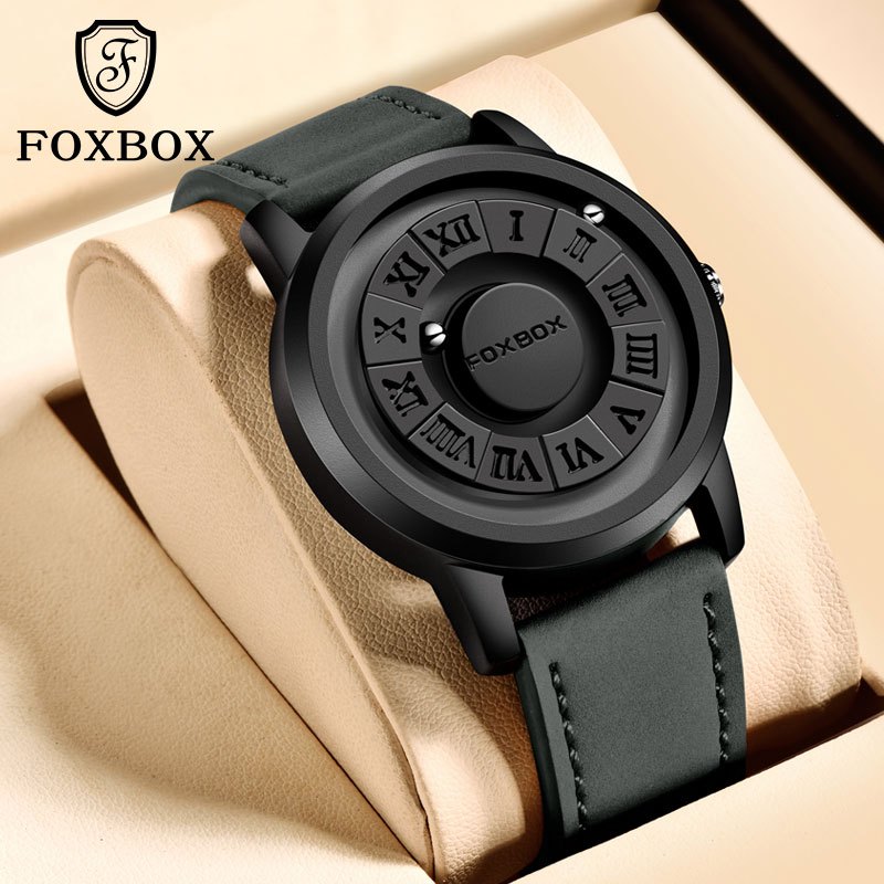 Jual FOXBOX Jam Tangan Lelaki Jam Tangan Desain Fashion Baru Jam Tangan