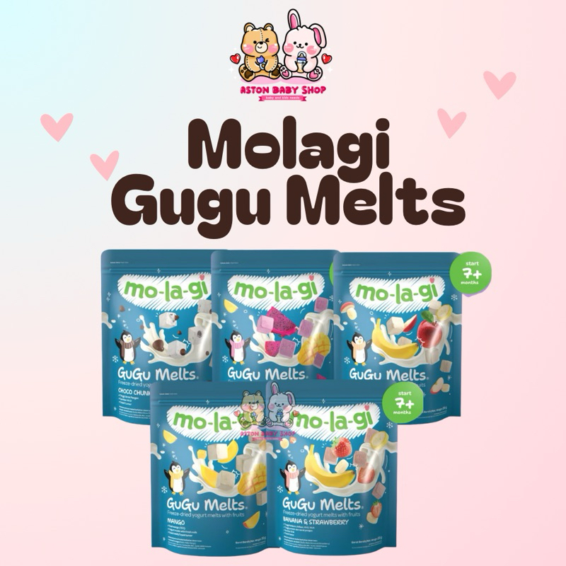 Jual Molagi Gugu Melts Yogurt Snack - Snack Bayi 7 Bulan Ke Atas ...