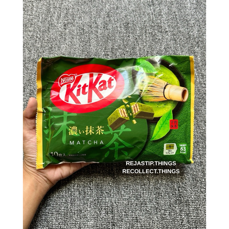 Jual [READY] Kit Kat Mini Thick Matcha 10pcs 7pcs Made in Japan ...