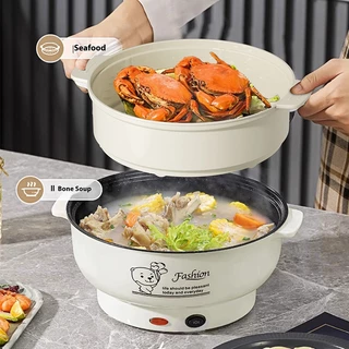 Panci Listrik Multifungsi Anti Lengket Free Steamer
