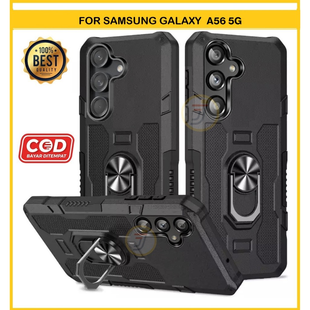 Jual Casing Untuk Samsung Galaxy A56 5G Premium Ring Case Armor Robot ...