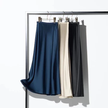 Belle Mermaid Flare Skirt Satin– Rok Maxi Panjang Wanita Elegan Nyaman