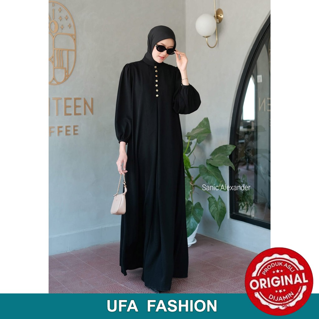 Jual SANIC ALEXANDER JENIA Abaya kain katun premium -- Adem dan ...
