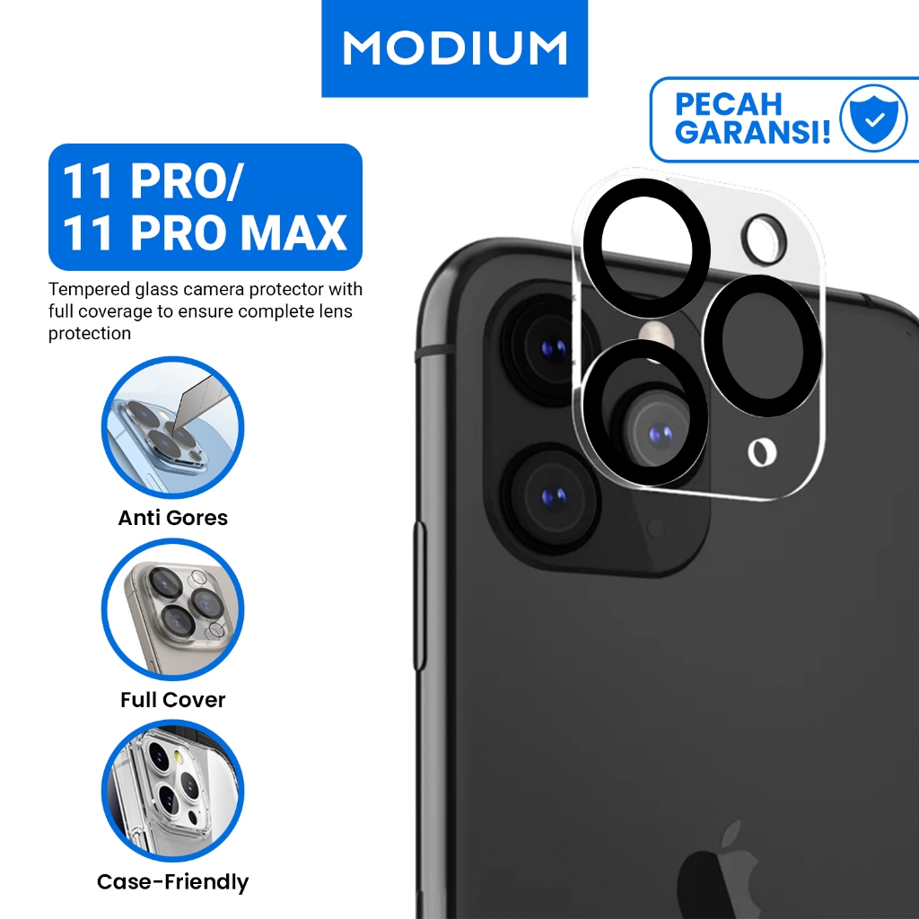 Jual MODIUM Tempered Glass Camera Screen Protector for iPhone 15 14 13 ...