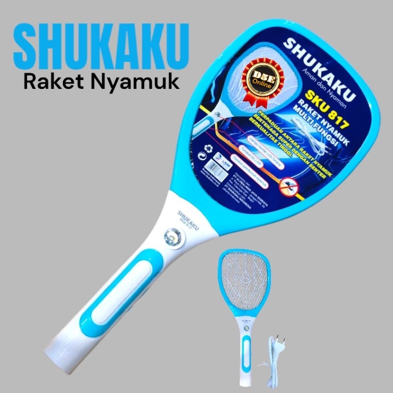 Jual Raket Nyamuk Shukaku tahan lama. Cas pakai kabel listrik + senter ...