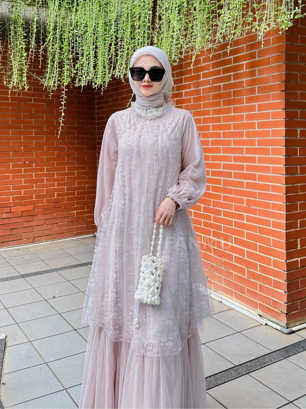 Jual FANMU Raya Collection | Gamis Pesta Mewah Elegan | Gamis Brokat ...