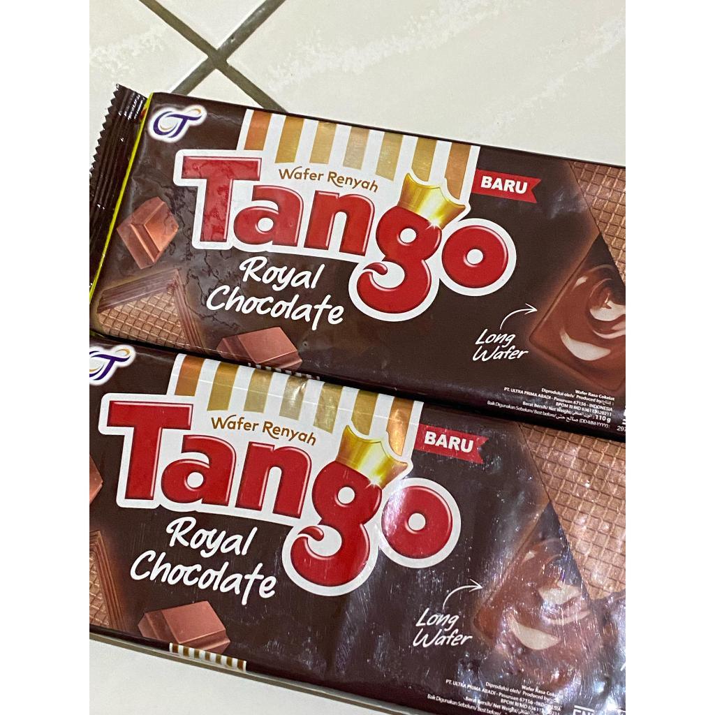 Jual Tango Wafer Rasa Royal Chocolate Cokelat 110 Gram | Shopee Indonesia