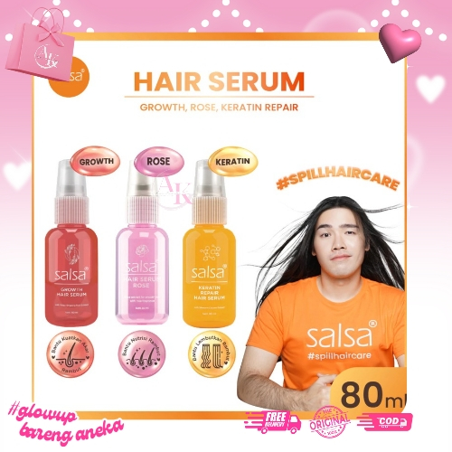 Jual SALSA Hair Serum - Spray Perawatan Rambut Keratin & Growth ...