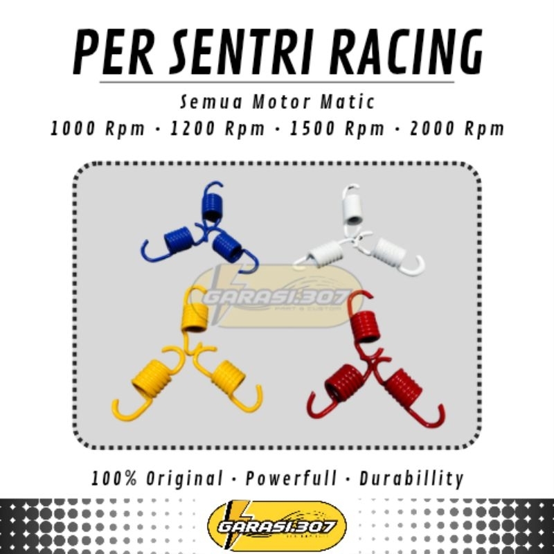 Jual PER SENTRI PER KAMPAS GANDA RACING 1000 RPM 1200 RPM 1500 RPM 2000 ...