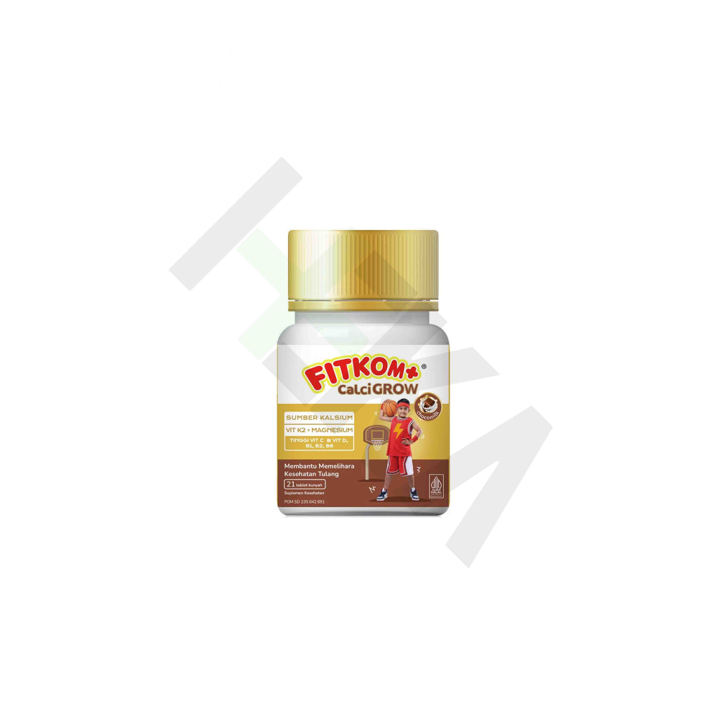Jual Fitkom Calcigrow Botol isi 21 Tablet - Vitamin Kalsium Tulang Anak ...