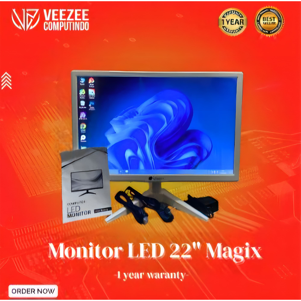 Jual Monitor LED 22inch full HD Magix HDMI VGA | Shopee Indonesia