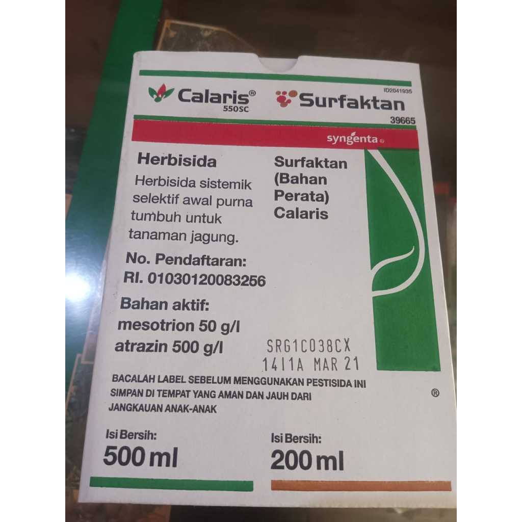 Jual Calaris 550 SC + Surfaktan Paket Herbisida Selektif untuk Tanaman ...