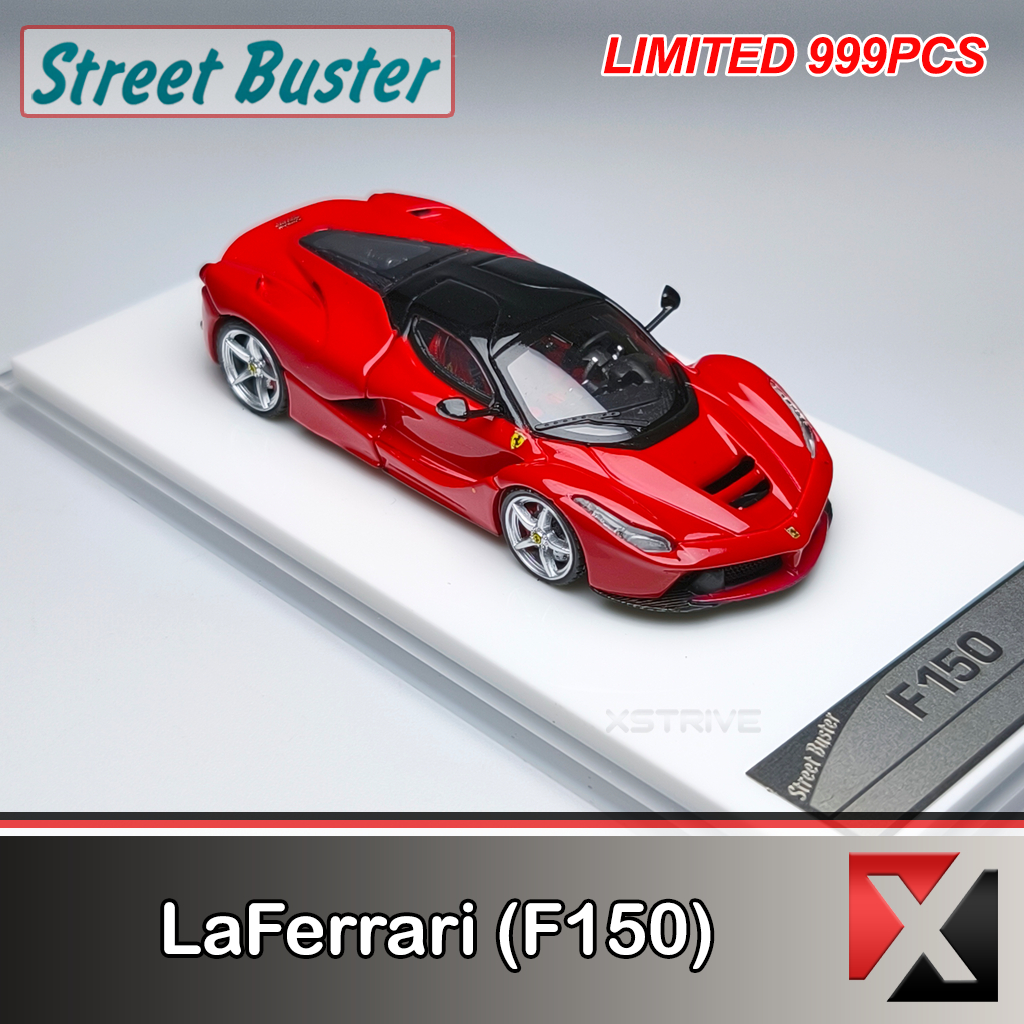 1:64 Street Buster ラフェラーリ F150 エンジンフード開閉 1/64 Street Buster SBFF150ARS Ferrari LaFerrari F150 Aperta