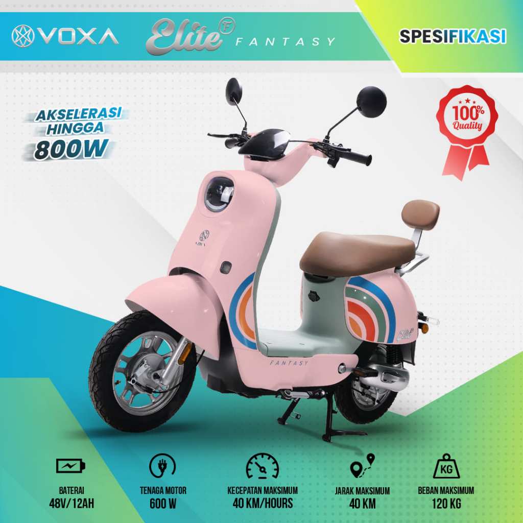 VOXA Sepeda Listrik Elite Fantasy Terbaru