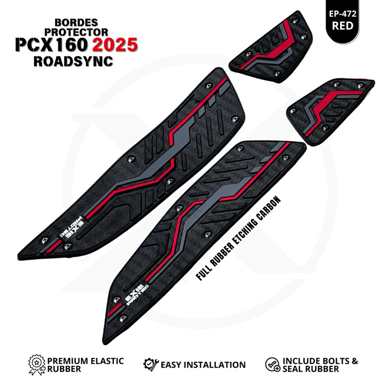 Jual Bordes Protector PCX 160 2025 RoadSync - Panel Step Floor ...