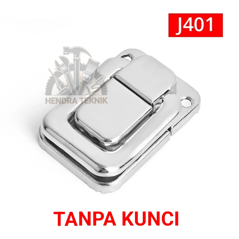 Jual GRENDEL KAIT PETI KOPER LATCH CLAMP STEEL KUNCI KABINET KANCING ...