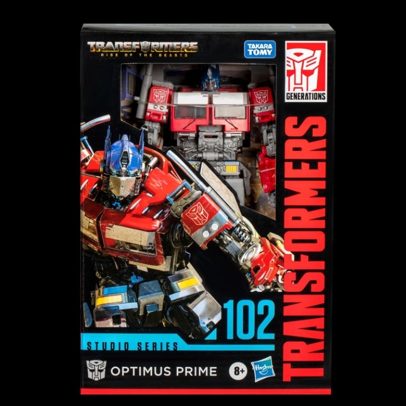 Transformers Studio Series Voyager Class Rise of the Beasts 102 Optimus Prime 6.5-Inch Action Figure