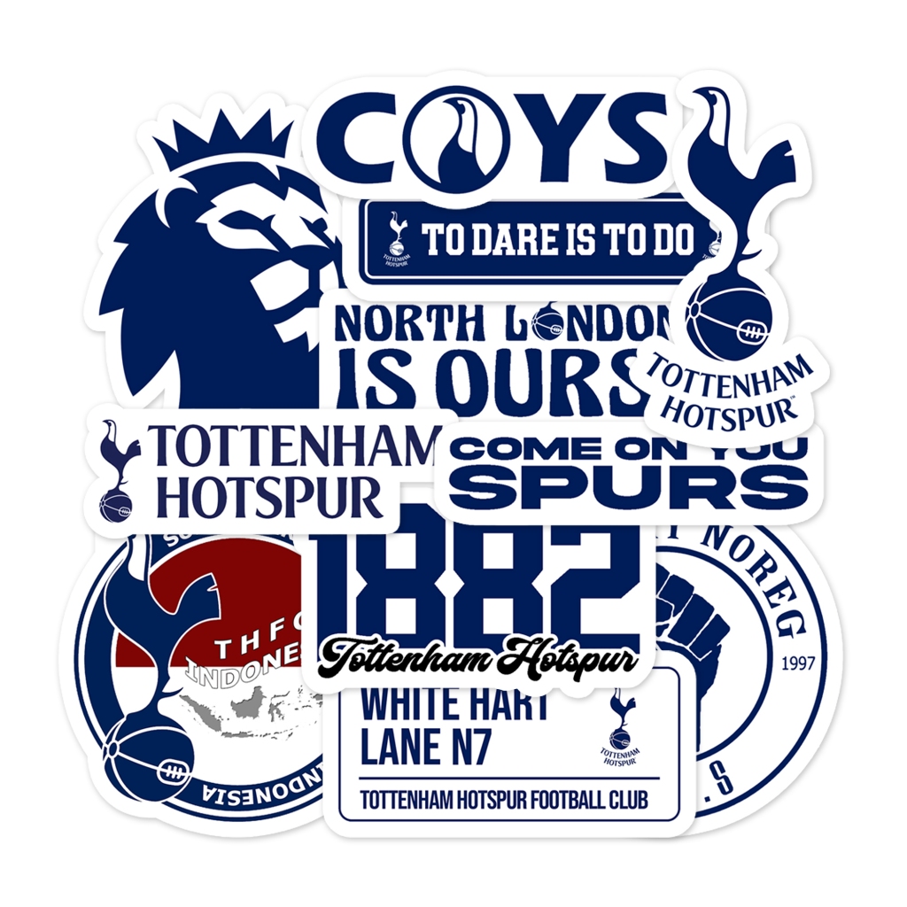 Jual Stiker TOTTENHAM HOTSPUR Sticker Pack vol. 1 (COYS) | Shopee Indonesia