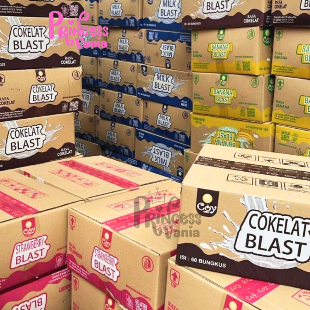 Jual COY BLAST SATUAN BANANA MILKY COKELAT STRAWBERRY ROTI ISI SELAI ...
