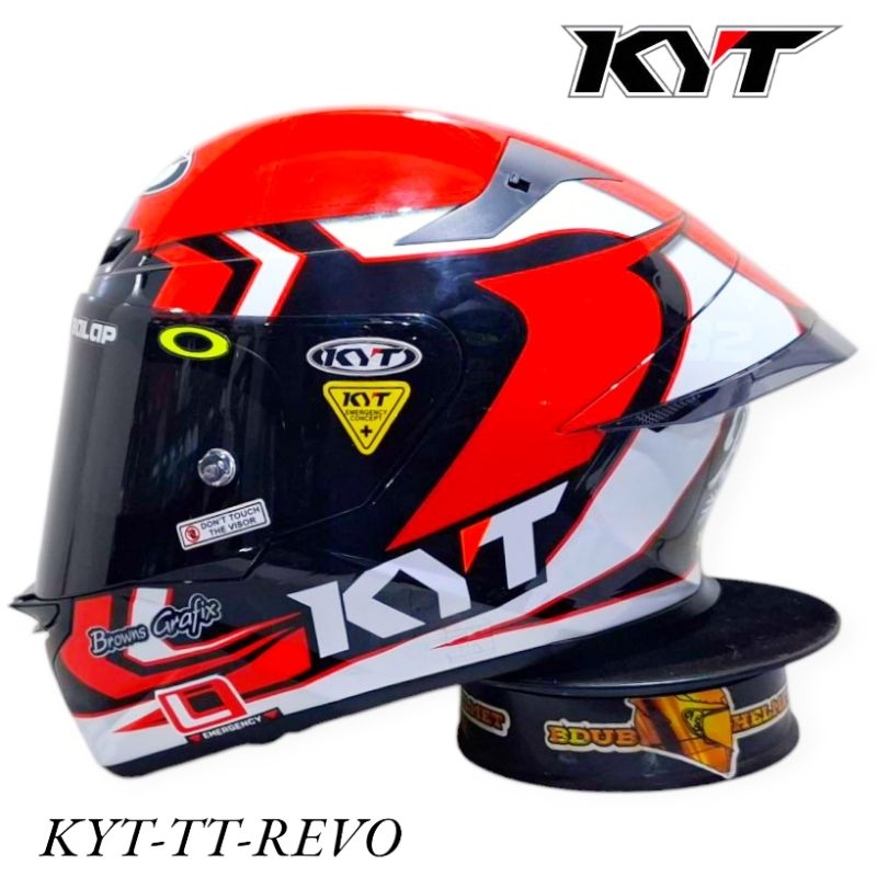 Jual Helm KYT TT Revo Ricardo Rossi Original KYT Shopee Indonesia