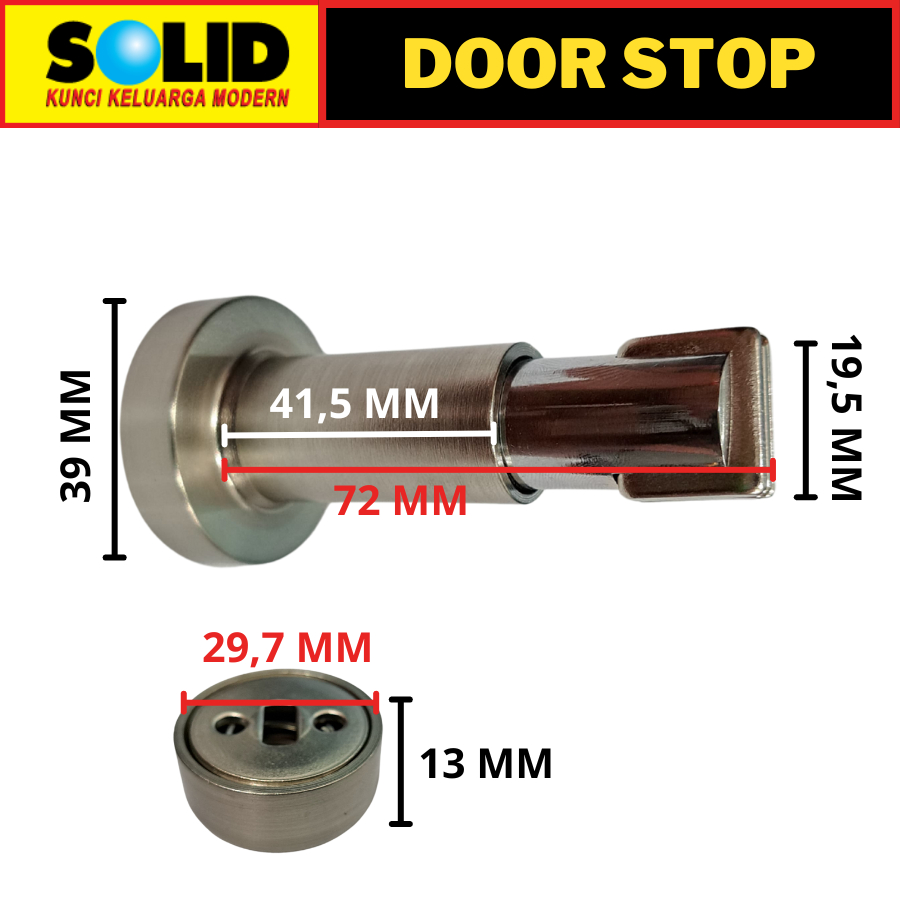 Jual SOLID DOOR STOP STP 646 STAINLESS STEEL SOLID DOOR STOPPER PINTU ...