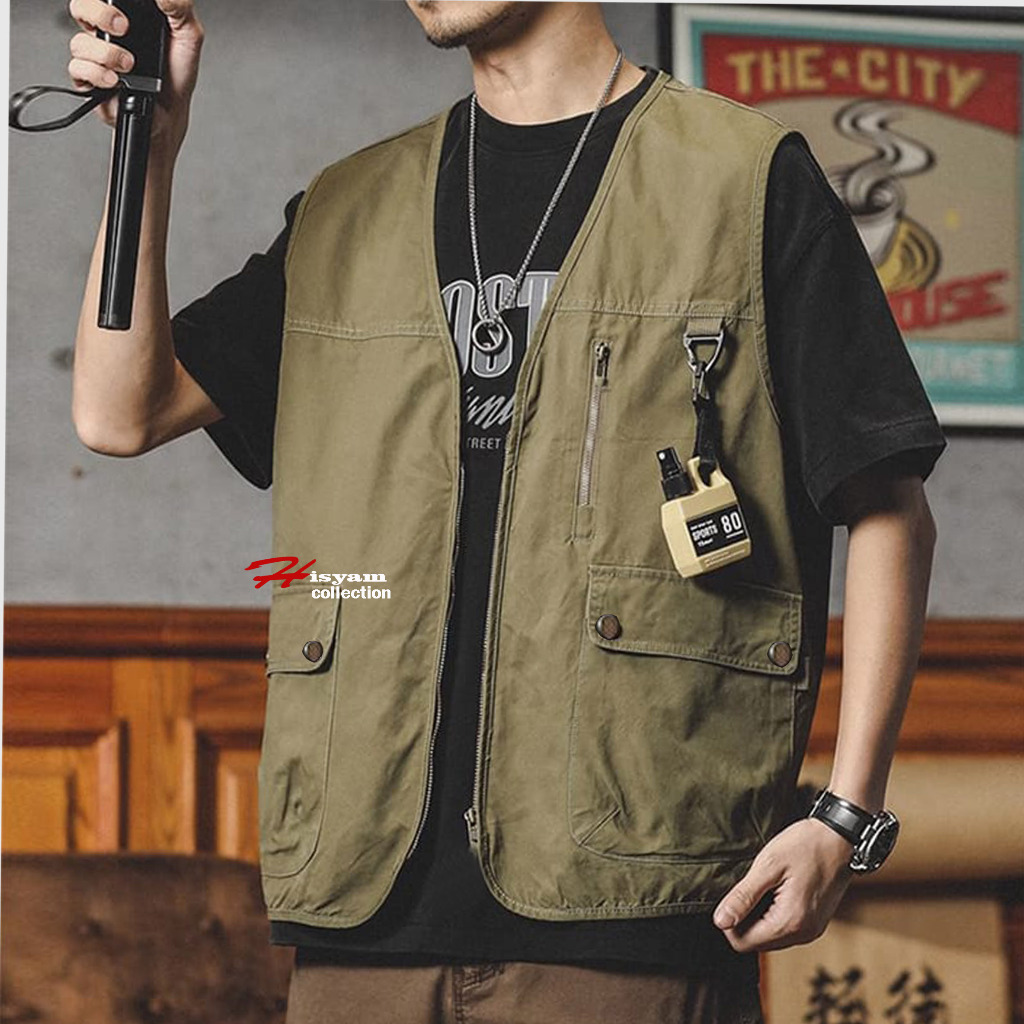 Jual jacket vest rompi tactical army Lapangan vest big size S-7XL ...