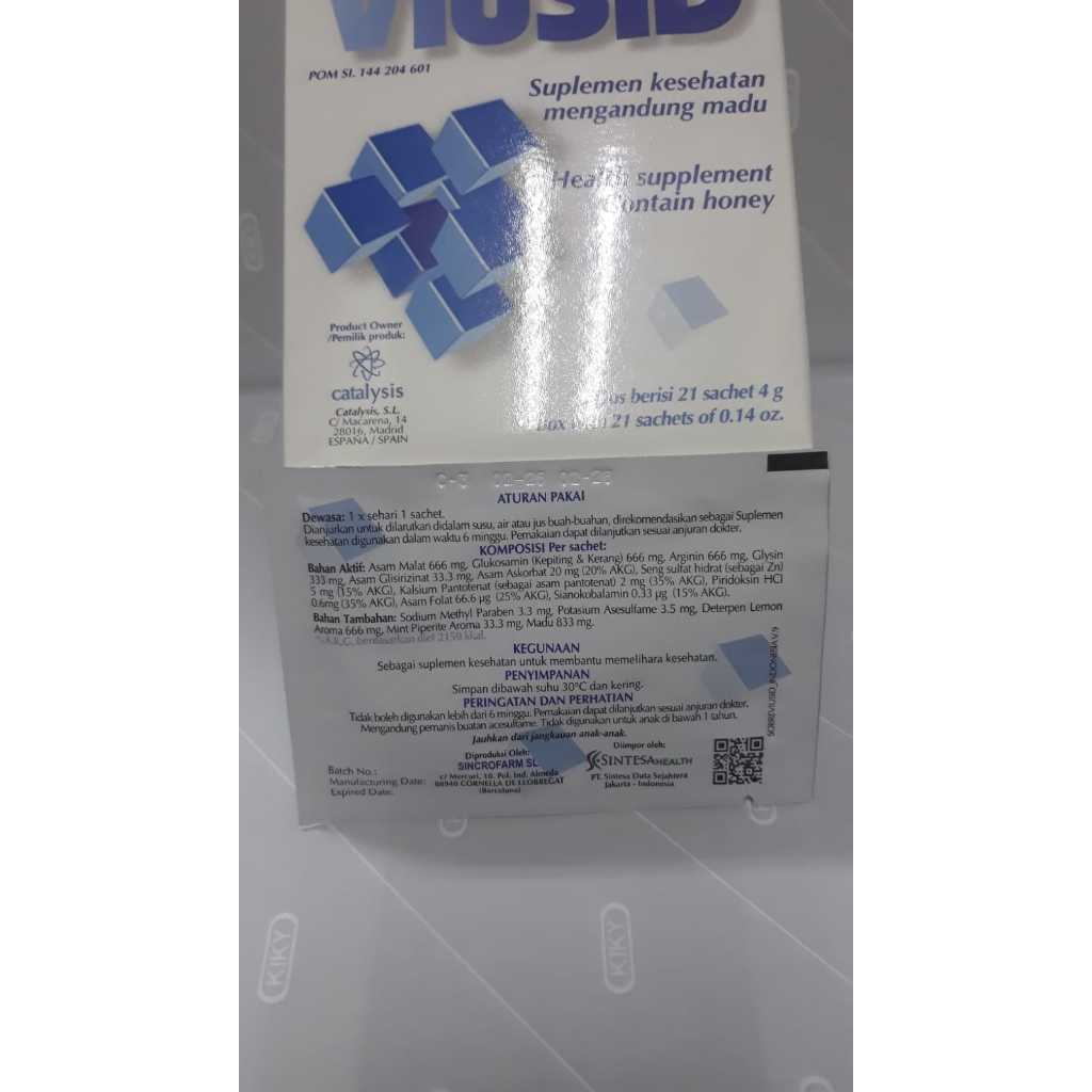 Jual Viusid Powder 4 Gram Per Sachet Suplement makanan | Shopee Indonesia