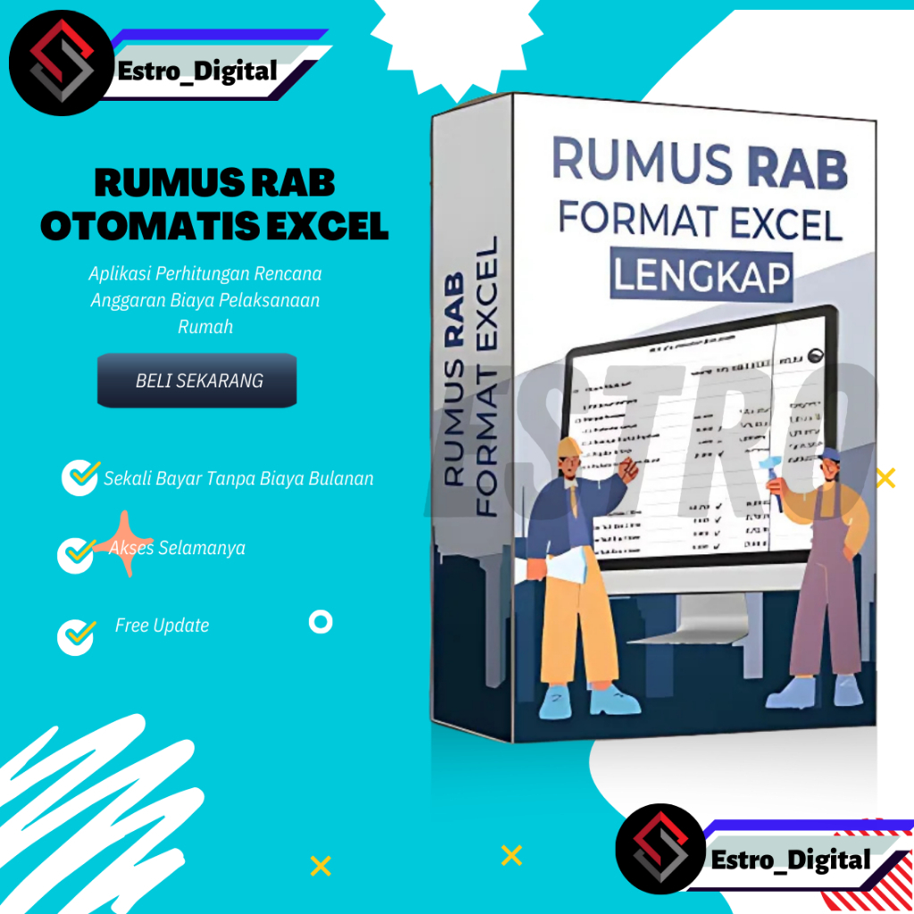 Jual Tools Perhitungan RAB (Rencana Anggaran Biaya) Excel - Aplikasi ...