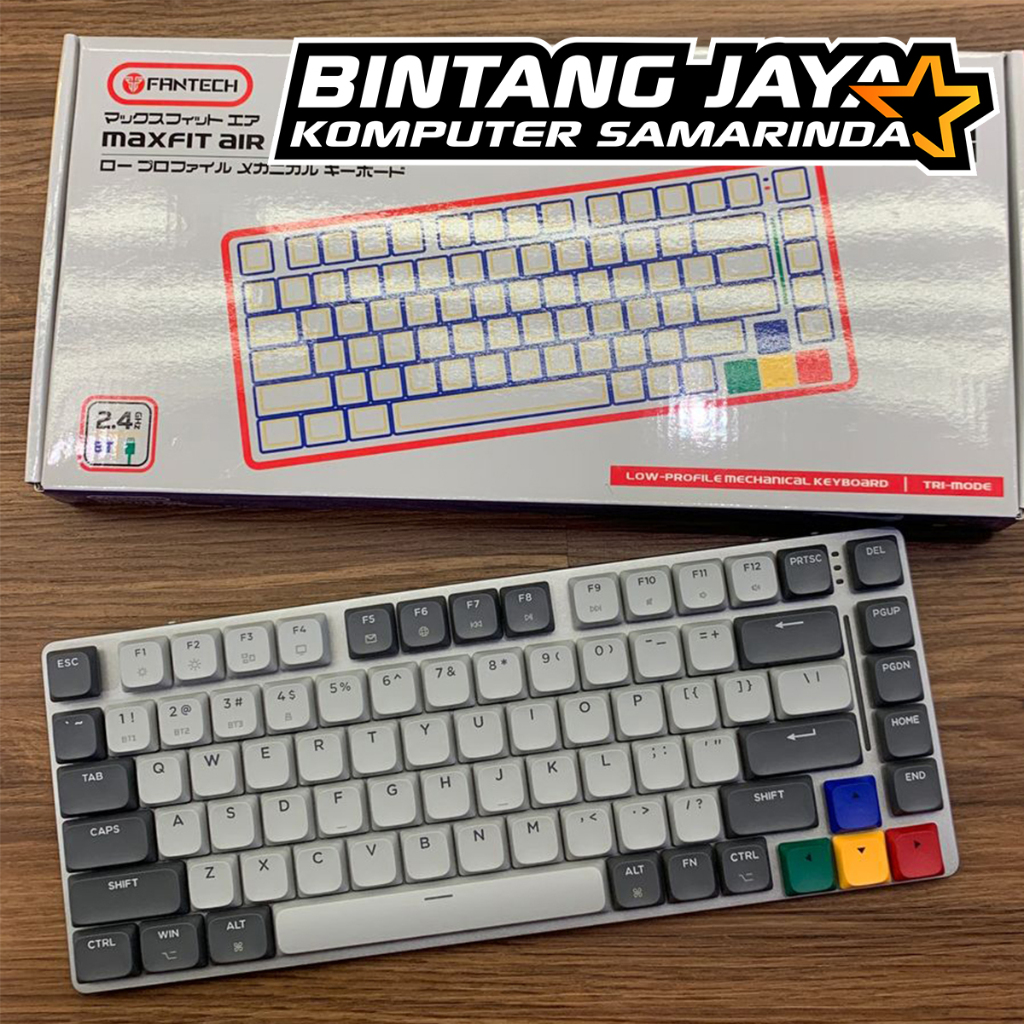 Jual Keyboard Gaming Mechanical Wireless FANTECH MAXFIT AIR83 MK915 ...