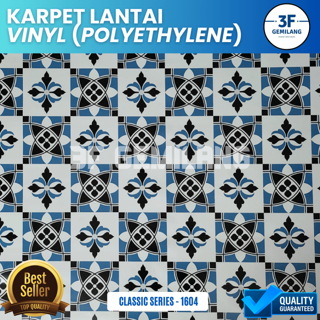Jual VINYL 1604 - 3F GMG Karpet Lantai POLYETHYLENE Gulungan Lebar 1,2m ...