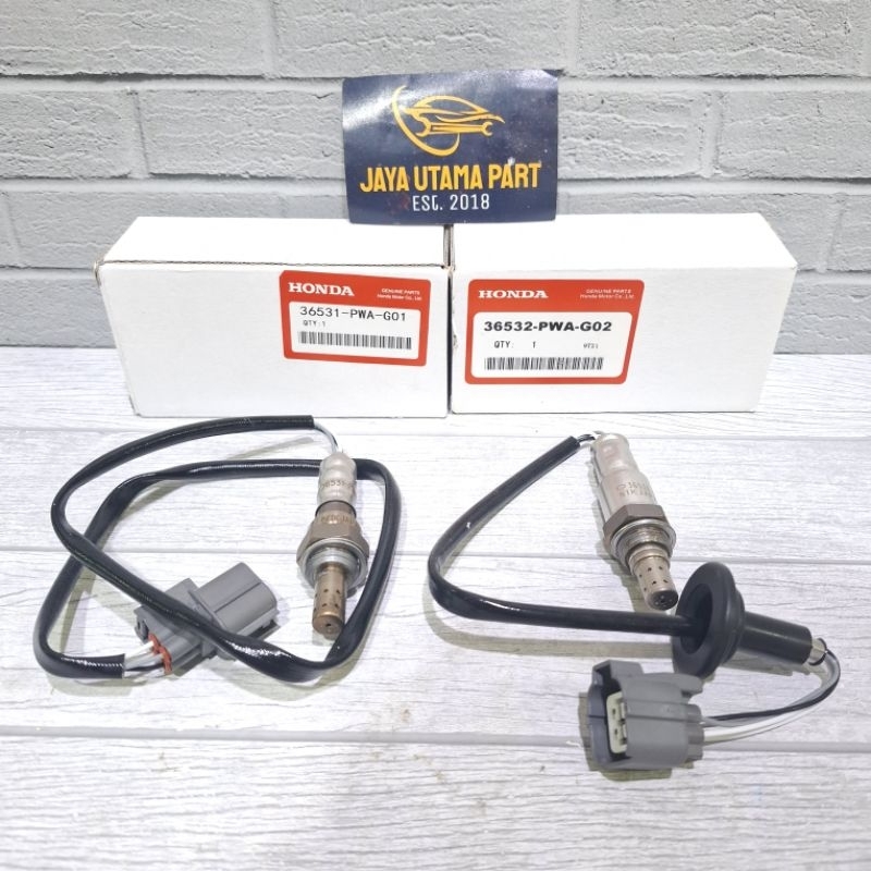Jual Sensor Oxygen Sensor O2 Oksigen Depan Dan Belakang Honda Jazz Gd3 ...