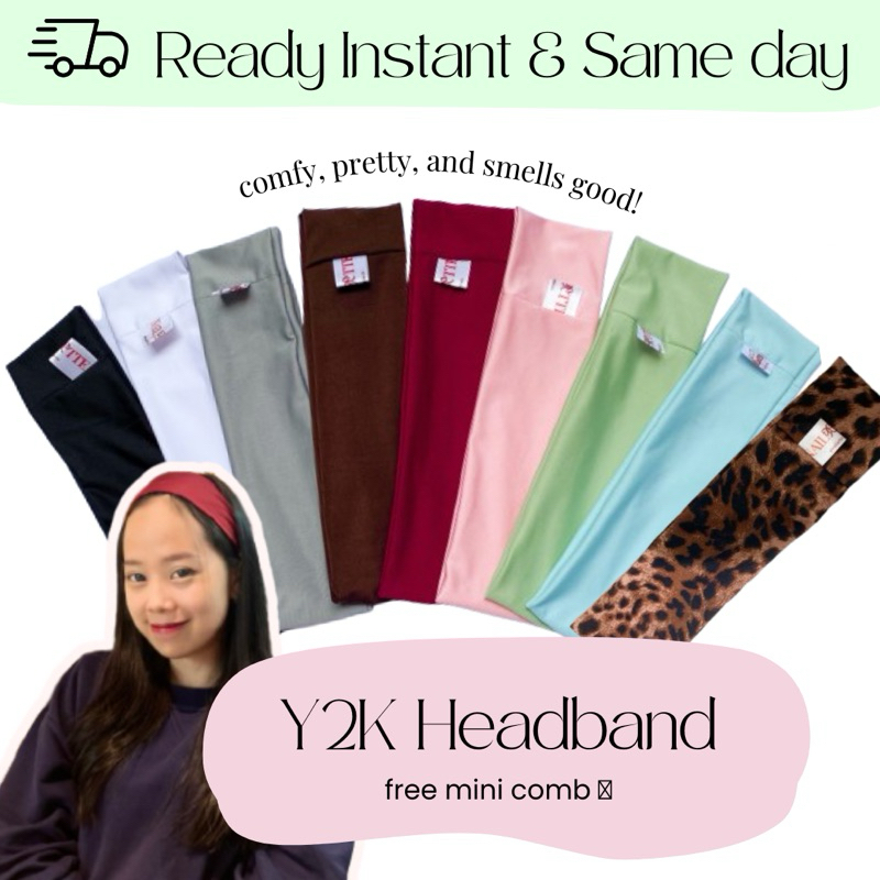 Jual Bandana headband bando y2k bendo bondu kain olahraga ciput hijab ...