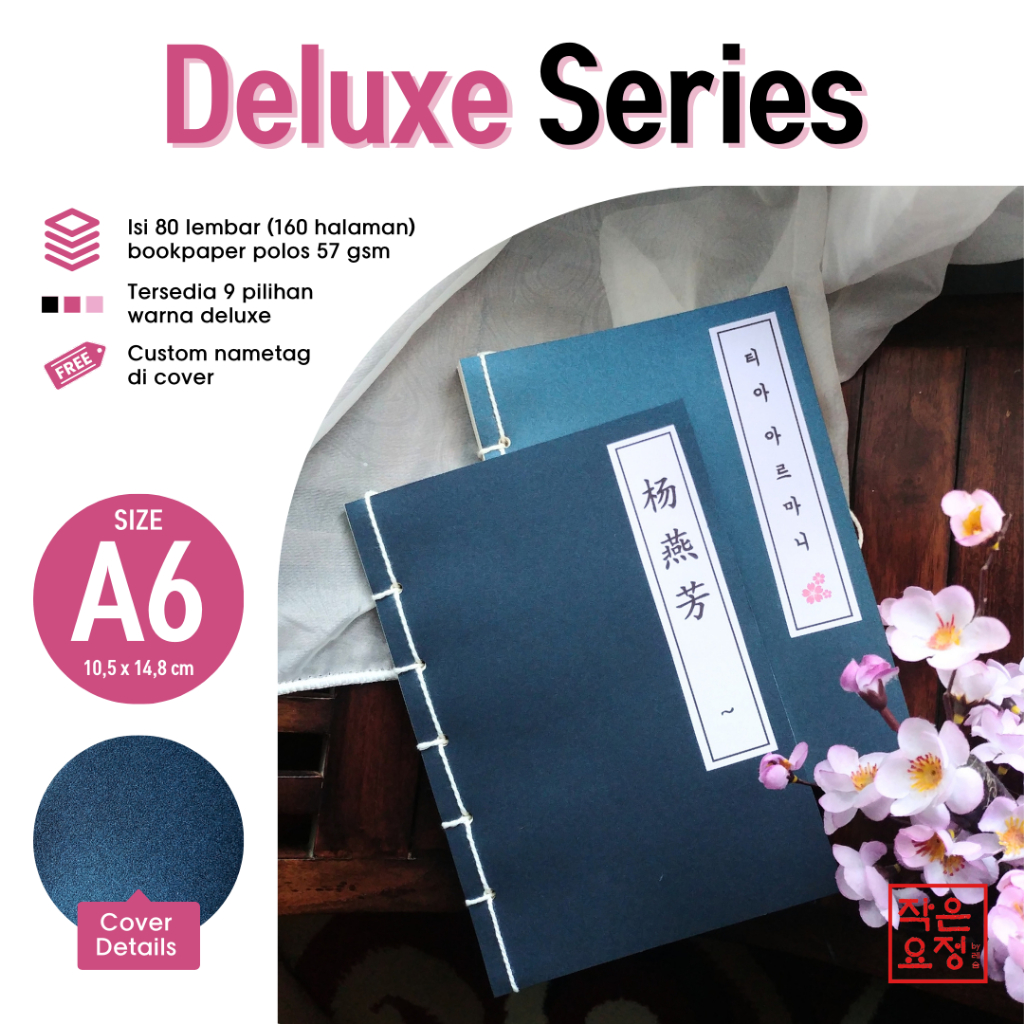 Jual [A6] Korean Joseon Notebook Buku Tulis Catatan - DELUXE Series ...