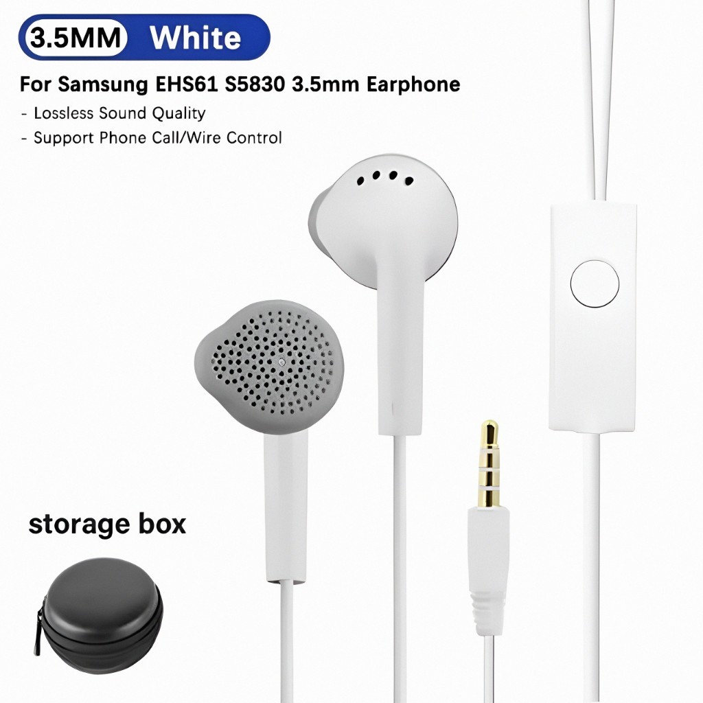Headset Earphone Samsung Original 100% Handsfree Made Indonesia SuperBass  Stereo Samsung Galaxy Note