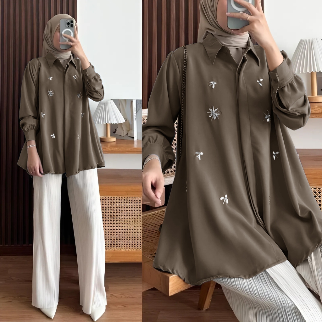 KINAYA Blouse Payet - Blouse Wanita Shakilla EM Collection Bandung foto 6