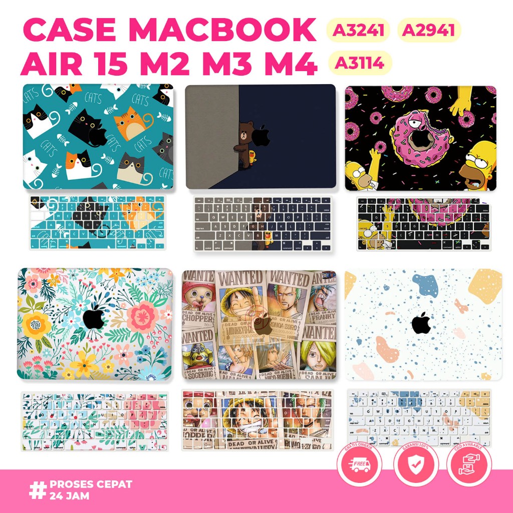 Jual Case Casing For New MacBook Air 15 inch M4 A3241 M3 A3114 M2 A2941 ...
