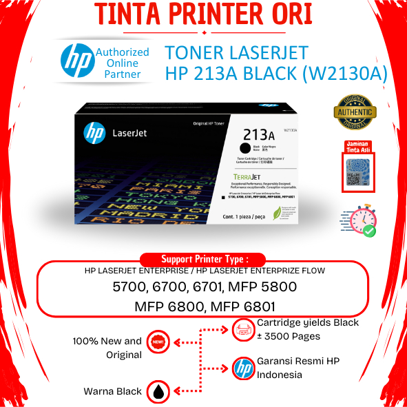 Toner HP 6800-4296 Noir main image 1