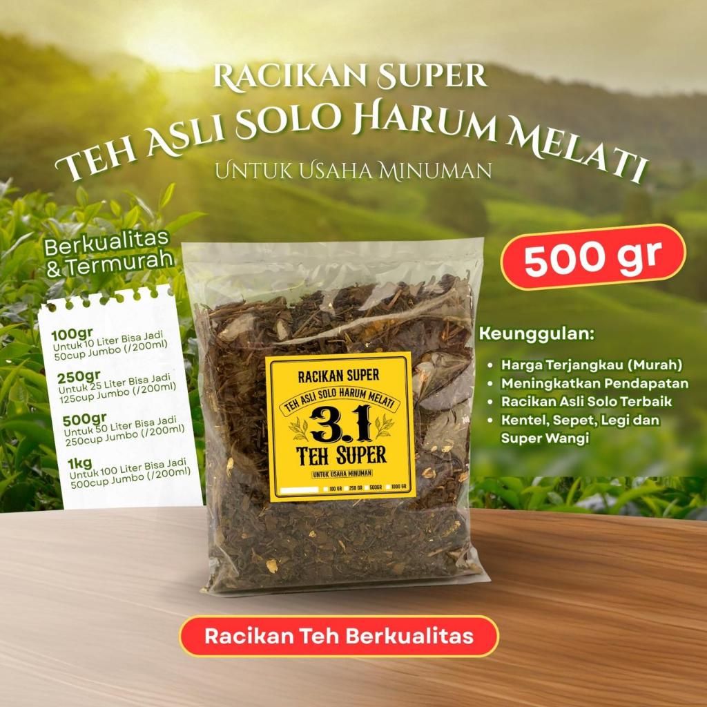 Jual Teh Racikan Super Asli Solo 500 gram (Teh Racikan Super) - Teh ...