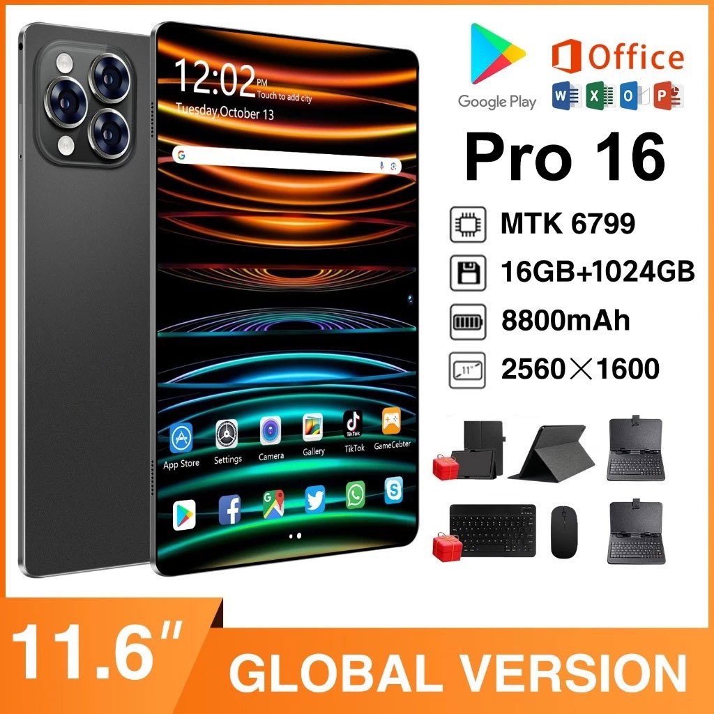 Jual Tablet Pro16 (16GB+1024GB)11.6inch