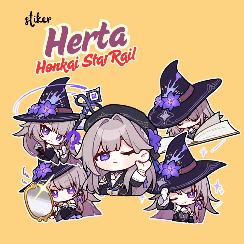Jual STIKER HERTA HSR | STICKER HERTA HONKAI STAR RAIL 7 CM VINYL ...
