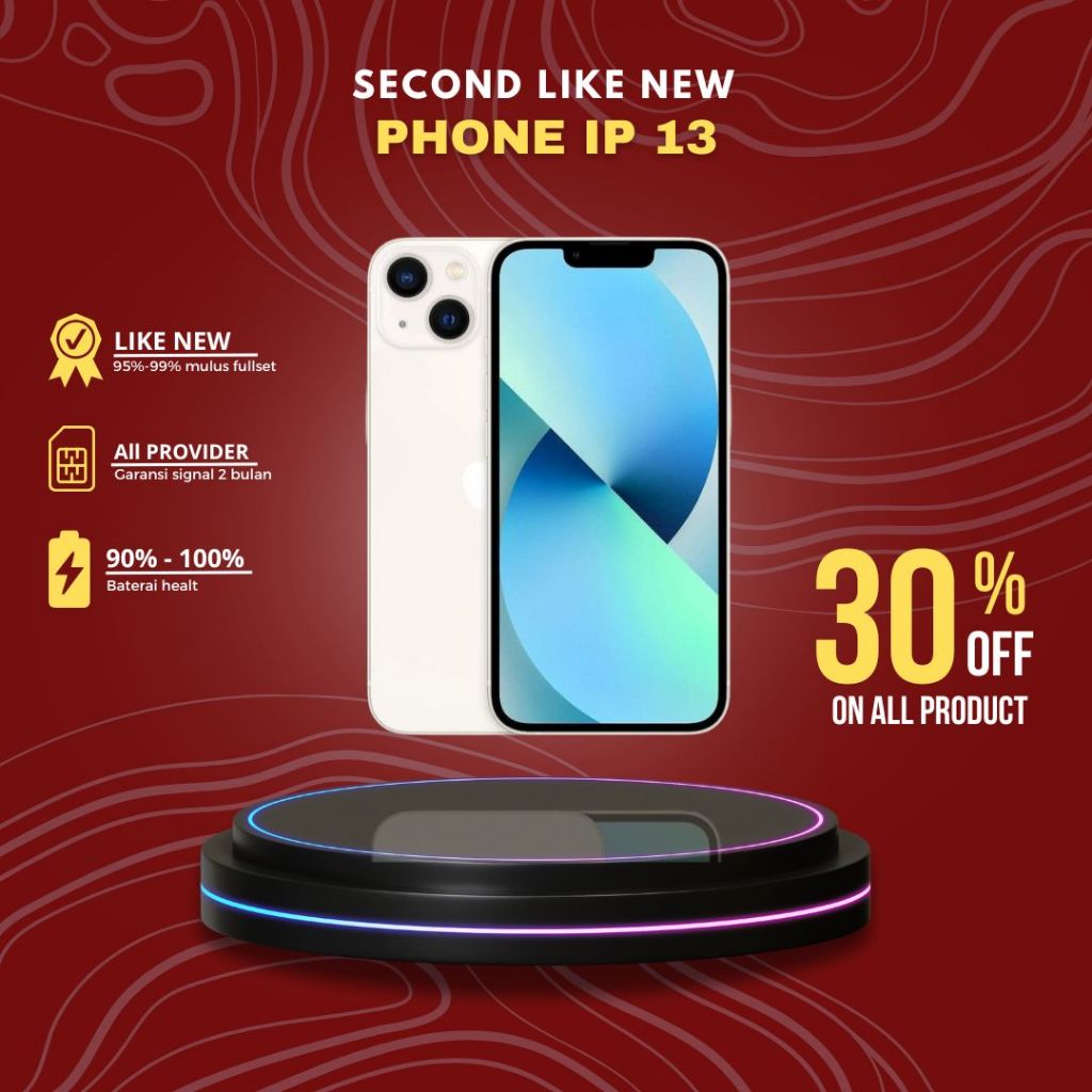 Jual IP13 SERIES 256GB/128GB SECOND ORIGINAL | Shopee Indonesia