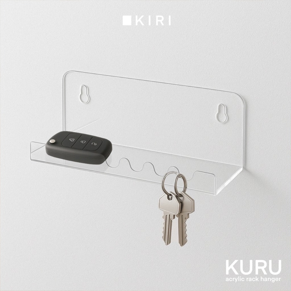 Jual Rak Gantungan Hanger Kunci Tempel Dinding Serbaguna Dengan Storage ...